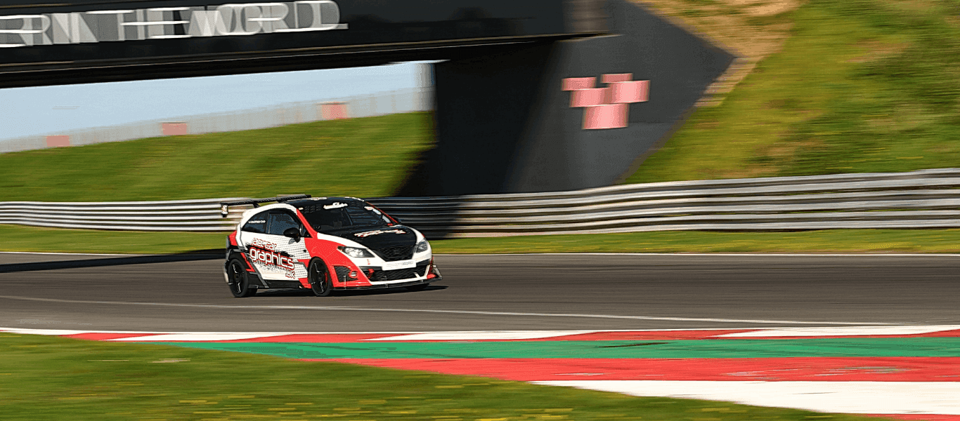 Race Car Graphics Hero